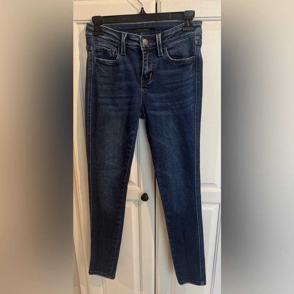Flying Monkey Dark Blue Straight Leg Jeans